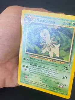 CARTE POKEMON MACRONIUM 28/111 FR PEU COMMUNE NEO GENESIS - TBE+ - Image 2