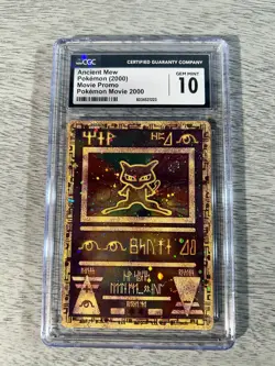 Ancient Mew 2000 Pokemon Movie Promo Holo *2 Swirls!* CGC 10 - Image 1