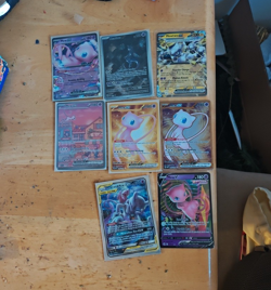 Nintendo Pokemon TCG Sun & Moon Promo Mewtwo & Mew GX SM191 Holo 8 Lot - Image 1