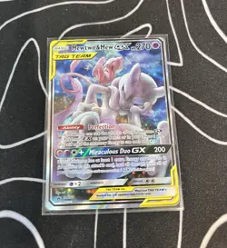 Mewtwo & Mew GX SM191 TAG TEAM Promo Holo 270 HP English Pokemon TCG - Image 1