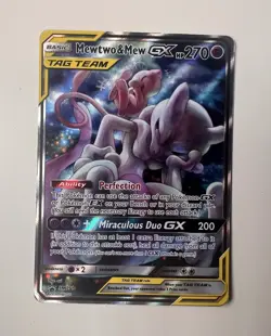 Pokemon TCG Mewtwo & Mew GX TAG TEAM Promo Holo SM191 270 HP ENG - Image 1