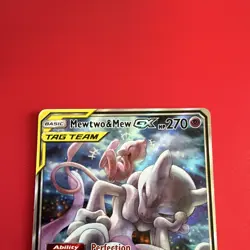 Pokemon Mewtwo & Mew GX SM191 TAG TEAM Promo Holo 270HP Pokemon TCG 2019 - Image 3