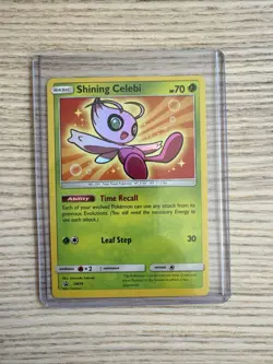 Shining Celebi SM79 Pokemon Sun and Moon Promo NM - Image 2