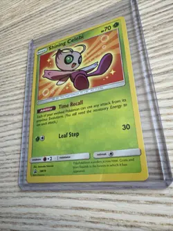 Shining Celebi SM79 Pokemon Sun and Moon Promo NM - Image 4