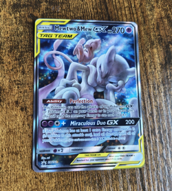 Pokemon TCG Mewtwo & Mew GX SM191 SM Black Star Promos TAG TEAM GX Holo ENG - Image 1