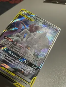 Pokemon TCG Mewtwo & Mew Tag Team Gx SM191 Black Star Promo NM Condition - Image 2
