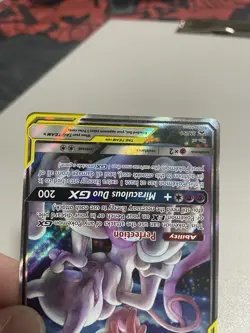 Pokemon TCG Mewtwo & Mew Tag Team Gx SM191 Black Star Promo NM Condition - Image 3
