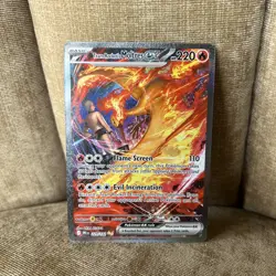 Pokemon Team Rockets Moltres EX NM Holo Card 229/182 Sir Destined Rivals TCG - Image 1
