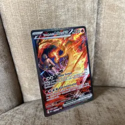 Pokemon Team Rockets Moltres EX NM Holo Card 229/182 Sir Destined Rivals TCG - Image 3
