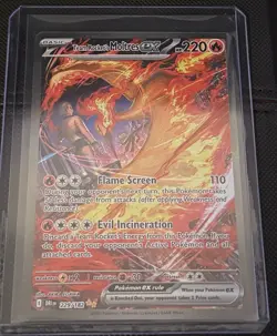 Pokemon TCG Team Rockets Moltres EX Holo Card 229/182 Sir Destined Rivals - Image 1