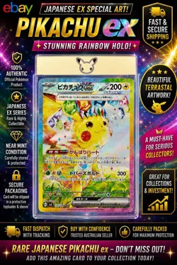 Nintendo Pikachu ex SV8 132/106 SAR Holo Japanese Pokemon TCG Alt Art - Image 1