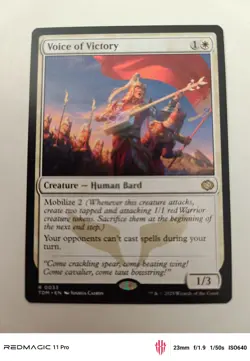 MTG Magic The Gathering Voice Of Victory Reg. Rare From Tarkir: Dragonstorm Set - Image 1