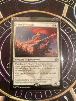MTG Voice of Victory Tarkir Dragonstorm Rare Card 0033 Near Mint - Image 1