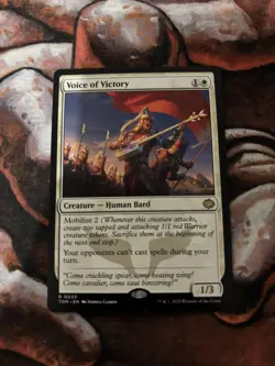 Voice of Victory Tarkir: Dragonstorm 33 NONFOIL NM MTG - Image 1