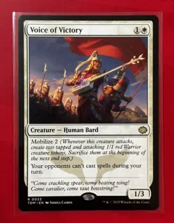 Voice of Victory | Tarkir: Dragonstorm TDM 33 R Near Mint - Image 1