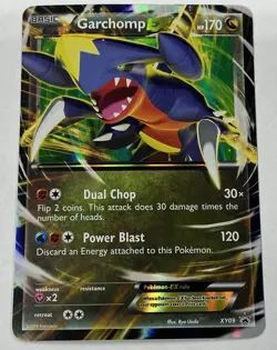 Garchomp EX XY09 XY Black Star Promo Holo Pokemon Card LP - Image 1