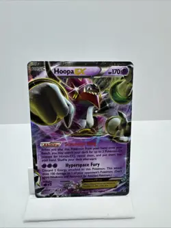 Pokemon TCG Hoopa EX Black Star Promo Card XY71 LP Condition - Image 1