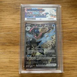 Greninja ex SVP #132 ACE 9 Black Star Promo SIR | Pokemon TCG Cards | Ace Label - Image 1