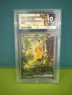 Pikachu Ex 276/217 Ace 10 Perfect Sub Grades Gem Mint Pokemon Card Secret Rare - Image 1