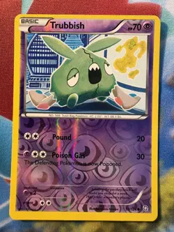 Pokemon Card - Trubbish Dragons Exalted 53/124 Reverse Holo Common Komiya - Image 1