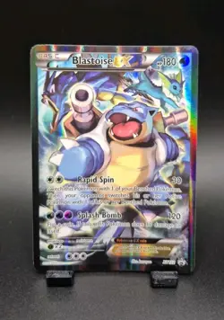 Pokemon TCG Blastoise EX XY122 Black Star Promo Full Art Holo Mp - Image 2