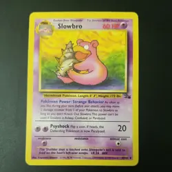 Slowbro 43/62 - FOSSIL SET - VINTAGE WOTC pokemon Card - UNLIMITED - NM - Image 1
