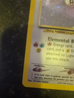 Pokemon TCG Lugia Neo Genesis Holo Card 9/111 Unlimited Rare - Image 5