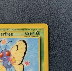 Butterfree 9/18 Southern Islands WOTC Vintage Pokemon Card - LP - Image 3