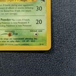 Butterfree 9/18 Southern Islands WOTC Vintage Pokemon Card - LP - Image 5