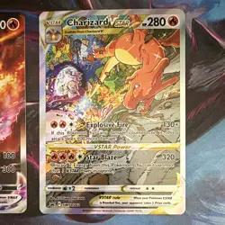 Pokemon TCG Charizard V/VMAX/VSTAR 3-Card Holo Promo Lot SWSH260-262 - Image 4