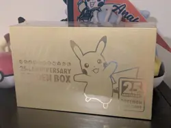 Pokemon Golden Box Sword & Shield 25th Anniversary Pikachu JAPANESE Sealed 4521329322605 - Image 1