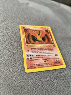 Pokemon TCG Moltres Fossil Card 27/62 Unlimited Rare Non-Holo - Image 2