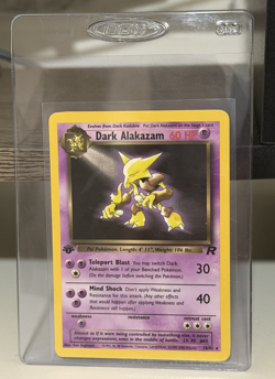 Dark Alakazam 18/82 1st Edition Team Rocket Pokemon Card WOTC Near Mint - Image 1