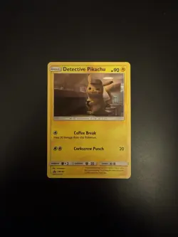 Pokemon TCG Detective Pikachu SM190 Promo Card 2019 Holo - Image 1