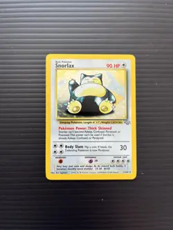 Pokemon TCG Snorlax Jungle Holo Rare Card 11/64 Unlimited WOTC 1999 NM - Image 1