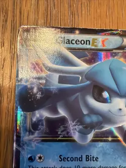 Pokemon TCG Glaceon EX Ultra Rare Card 20/124 Fates Collide HP - Image 3