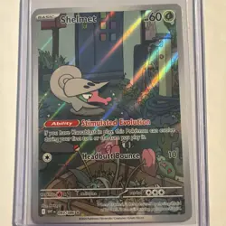 Pokemon TCG Shelmet Illustration Rare White Flare, Card 093/086, English Edition - Image 1