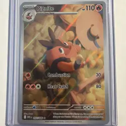 Pokemon TCG Pignite White Flare Full Illustration Card 097/086 English Rare - Image 1