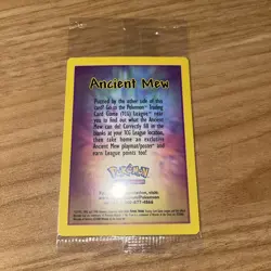 Pokemon TCG Ancient Mew Holo Promo Card Miscellaneous Products, Sealed - Image 1