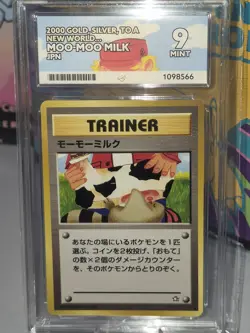 Pokemon Card Moo Moo Milk Japanese Banned Trainer Neo Genesis 2000 Ace Grade 9 - Image 4