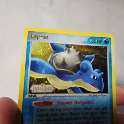 Lapras 8/92 Legend Maker Reverse Holo SWIRL Pokemon NM - Image 3