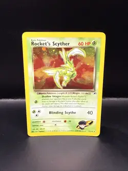 Pokemon TCG Rocket's Scyther Gym Heroes 13/132 Holo Unlimited Holo Rare - Image 3