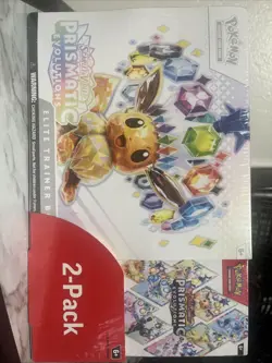 Pokemon TCG Prismatic Evolutions Costco 2-Pack ETB with Booster Bundle - Image 1
