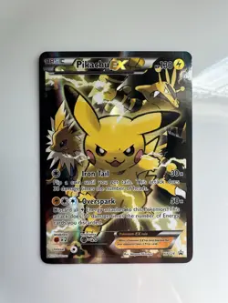 Pikachu EX XY124 XY Promos Holo Promo Pokemon TCG Card English 2016 - Image 1