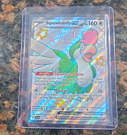 Pokemon TCG Squawkabilly ex 223/091 SV Paldean Fates Shiny Ultra Rare Holo FA - Image 1