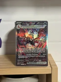 ✨⭐✨ Pokemon TCG Charizard ex 234/091 Paldean Fates SIR Full Art Holo - Image 1