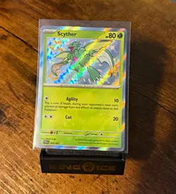 Pokemon TCG Scyther 095/091 SV Paldean Fates Shiny Rare Holo EN 2024 80HP - Image 1