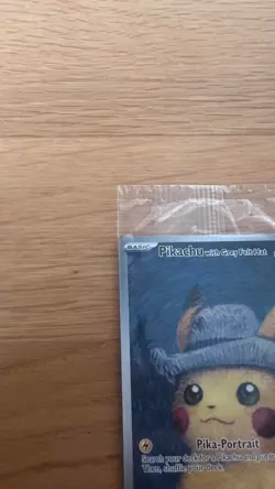 Pikachu with Grey Felt Hat #085 SVP EN Van Gogh Promo Pokemon Card Sealed NM - Image 2