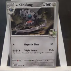 Pokemon Trading Card Game TCG Ns Klinklang 105/159 Non-Holo NM Journey Together - Image 1