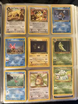 Vintage Pokemon Card Bundle WOTC Team Rocket Jungle Base 2 Bulbasaur Lot - Image 3
